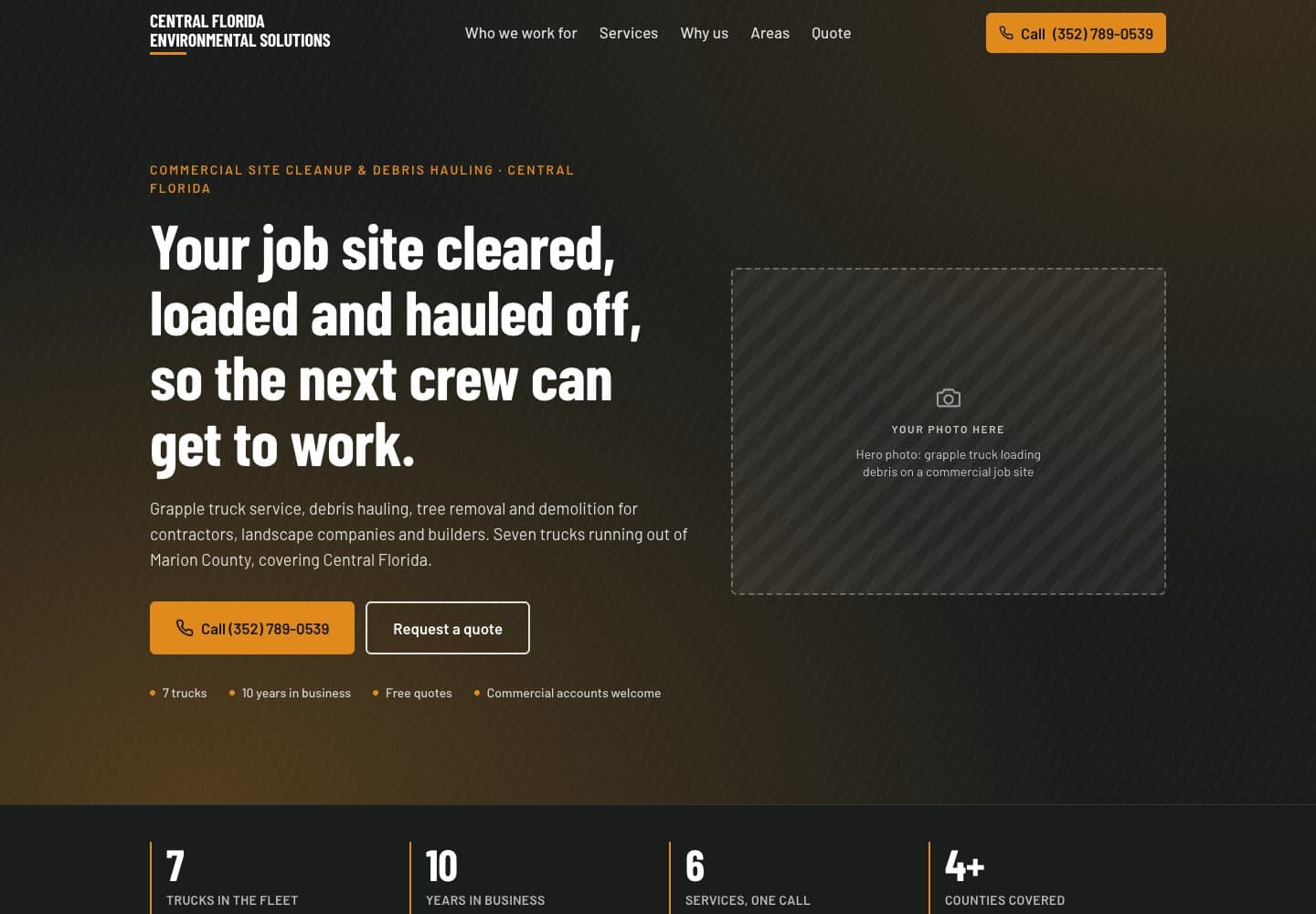 Central Florida Environmental Solutions website